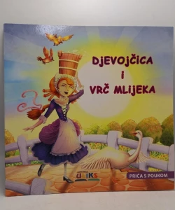 Djevojčica i vrč mlijeka