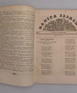 Knjiga Danica Ilirska 1841. urednik Ljudevit Gaj