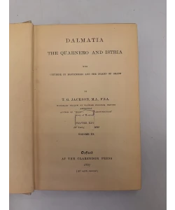Dalmatia, the Quarnero and Istria I - III