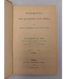 Dalmatia, the Quarnero and Istria I - III