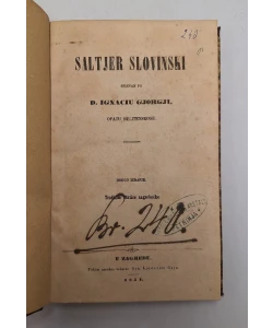 Saltjer slovinski (2.izd.)