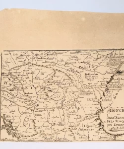 Zemljovid Mađarska, Slavonija