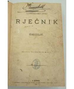 Latinsko - hrvatski rječnik