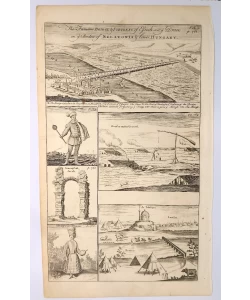 The Famous Bridge & Fortress of Esseck over ye Drave on ye Border of Sclavonia and Lower Hungary - Veduta osječki most