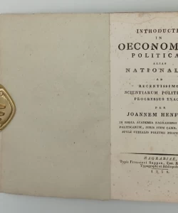 Introductio in Oeconomiam politicam
