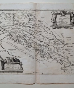 Zemljovid Panonije i Ilirika / Veteris Pannonia Utriusqve Nec non Illyrici