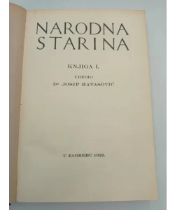 Narodna starina 1922